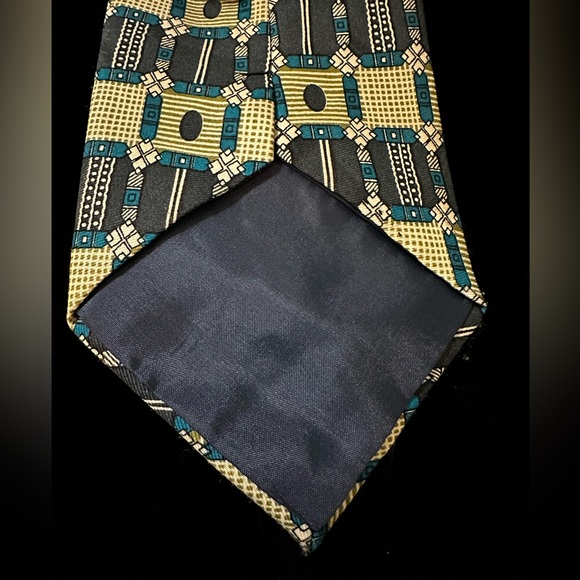 Popolo Blue & Grey Handmade Tie - Picture 4 of 5